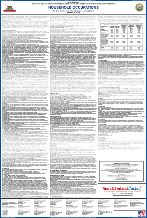 PREORDER 2026 - IWC 15 - Household Occupations