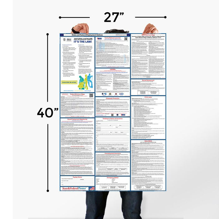 PREORDER - Wisconsin State and Federal Labor Law Poster 2025