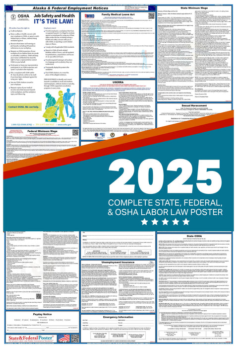 PREORDER - Alaska Digital Labor Law Poster 2025