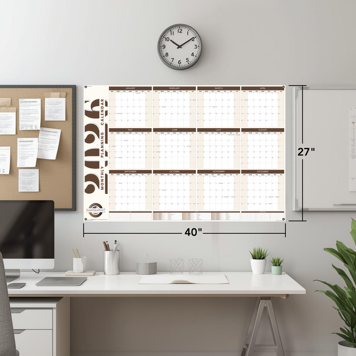 2026 Monthly Planning Calendar 40x27 - Horizontal