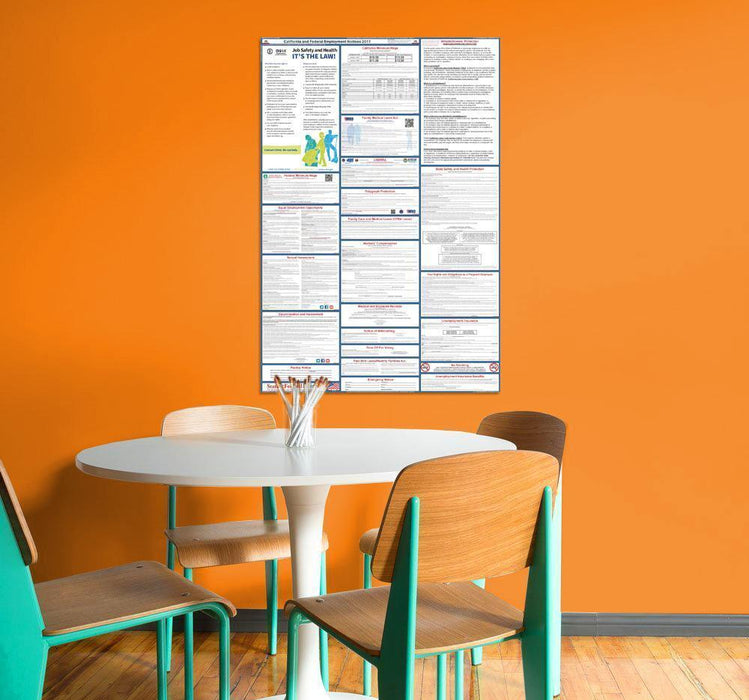 Oregon State and Federal Labor Law Poster 2025