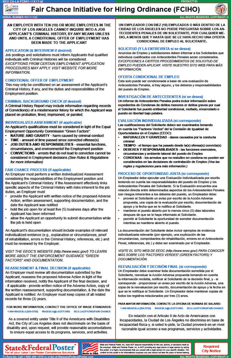 Digital Los Angeles Fair Chance Initiative for Hiring Ordinance (FCIHO)