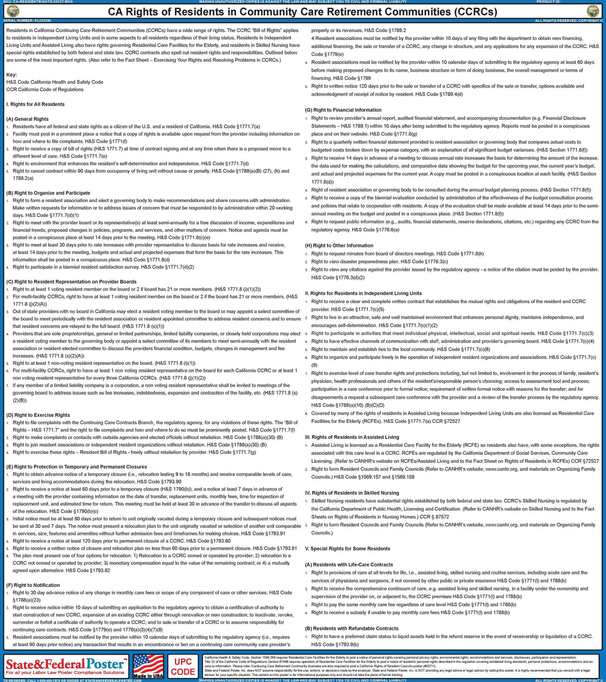 Digital California Resident’s Rights Notice for Continuing Care Retire ...