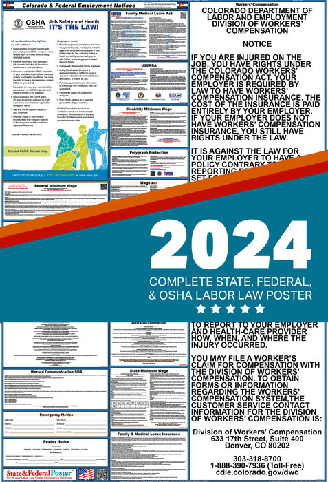 Colorado Digital Labor Law Poster 2024