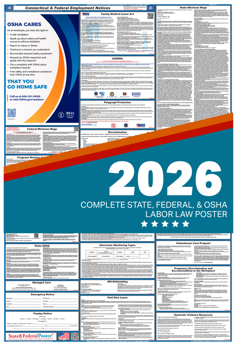 Digital Connecticut Labor Law Poster 2026