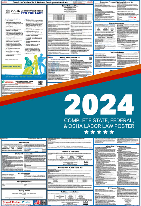 District of Columbia Digital Labor Law Poster 2024