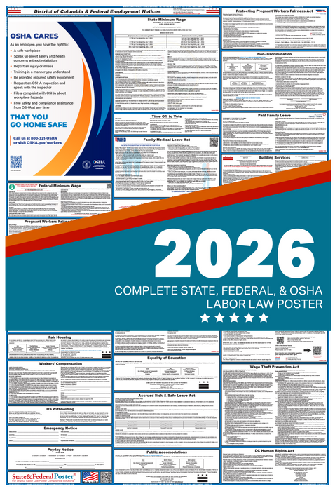 Digital District of Columbia Labor Law Poster 2026