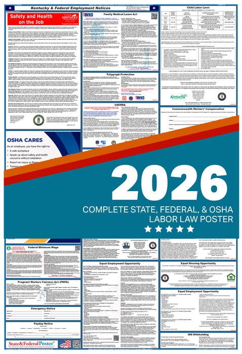 Digital Kentucky Labor Law Poster 2026