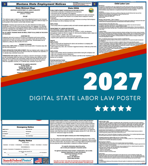 Missouri State Labor Law Poster 2027 - State and Federal Poster