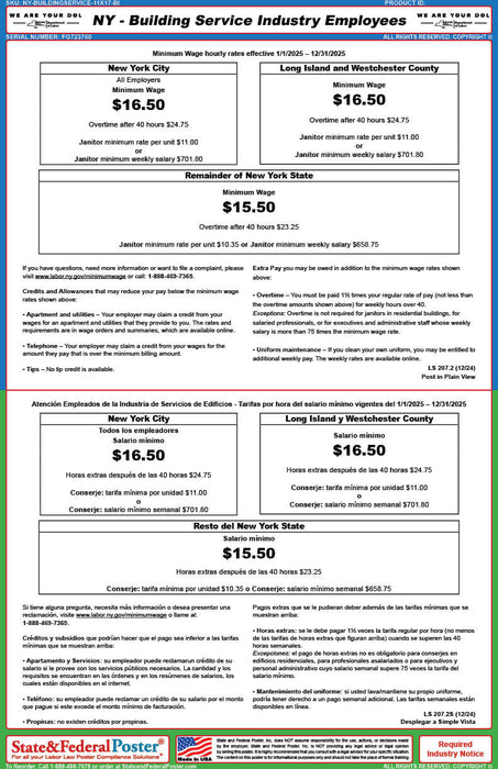 Digital New York Building Service Industry Wage Ordinance (Bilingual)