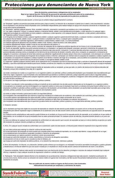 New York Whistleblower Protections Under §740