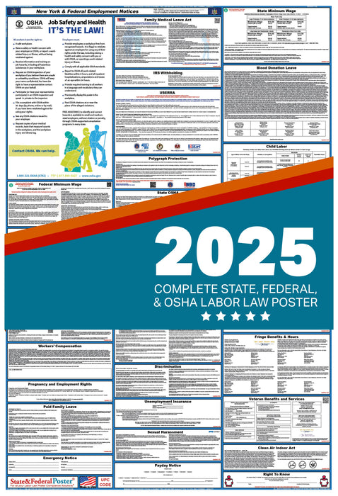 PREORDER - New York Digital Labor Law Poster 2025