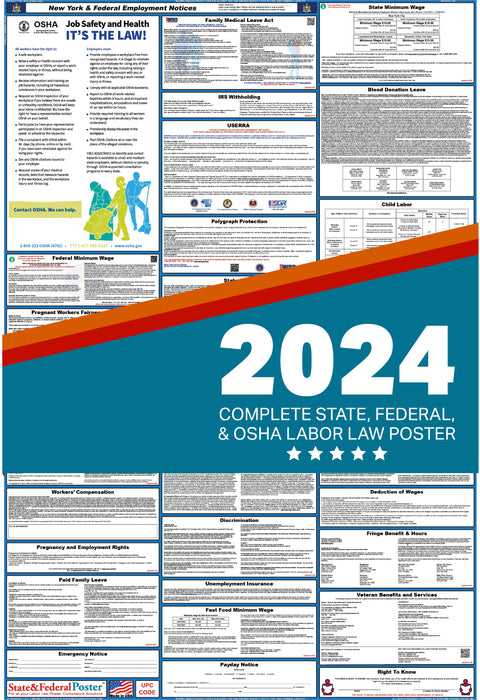 Texas Digital Labor Law Poster 2024