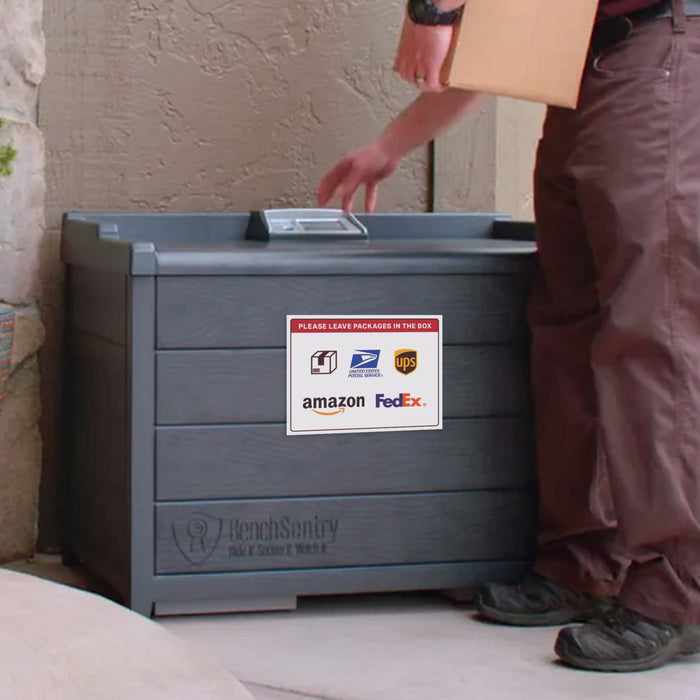 Please Place Package in Box Poster Sign — State and Federal Poster