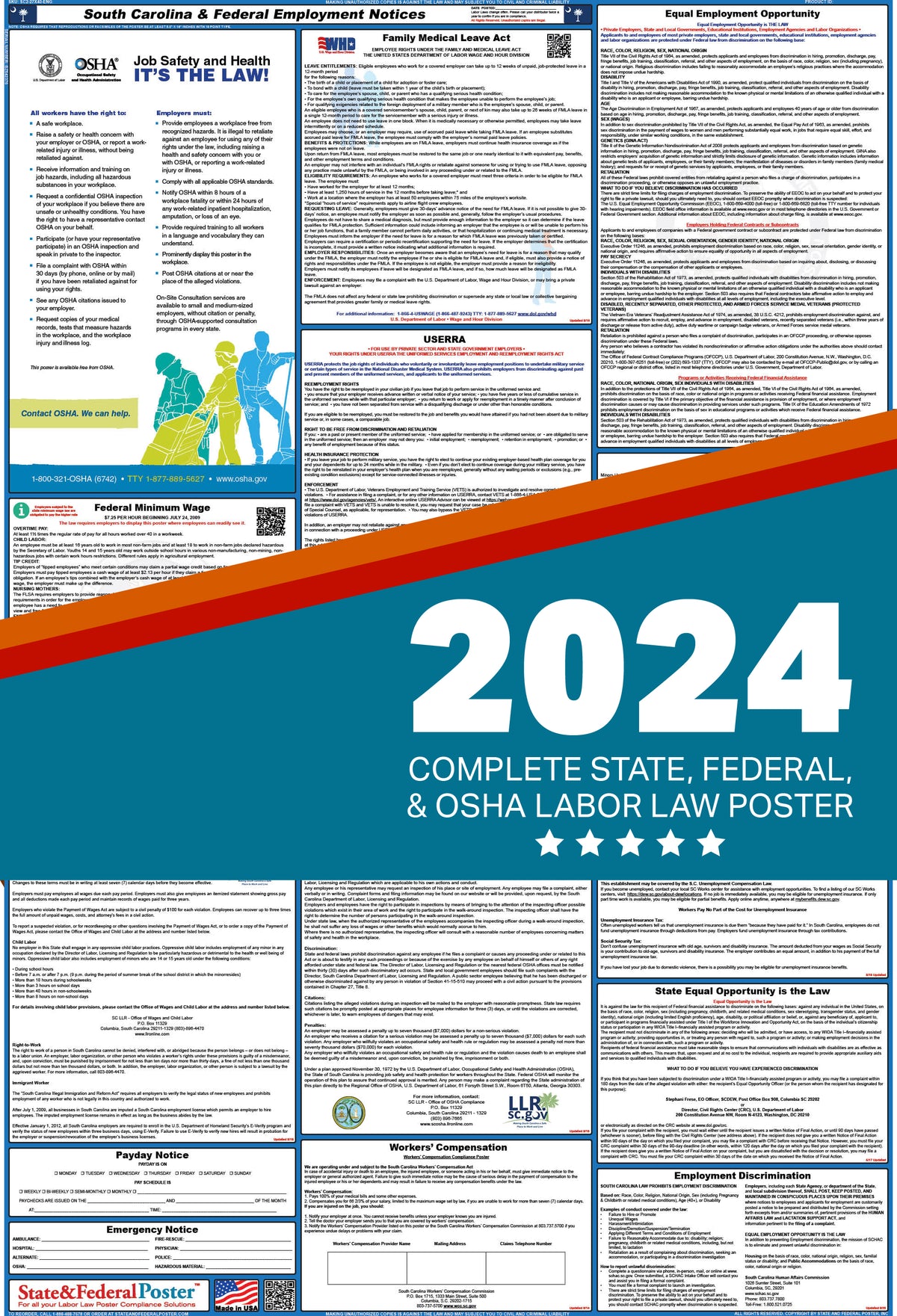 South Carolina State And Federal Labor Law Poster 2024 State And   SC C377d4f9 7b64 4157 A244 7defd8f86e16 1200x1761 