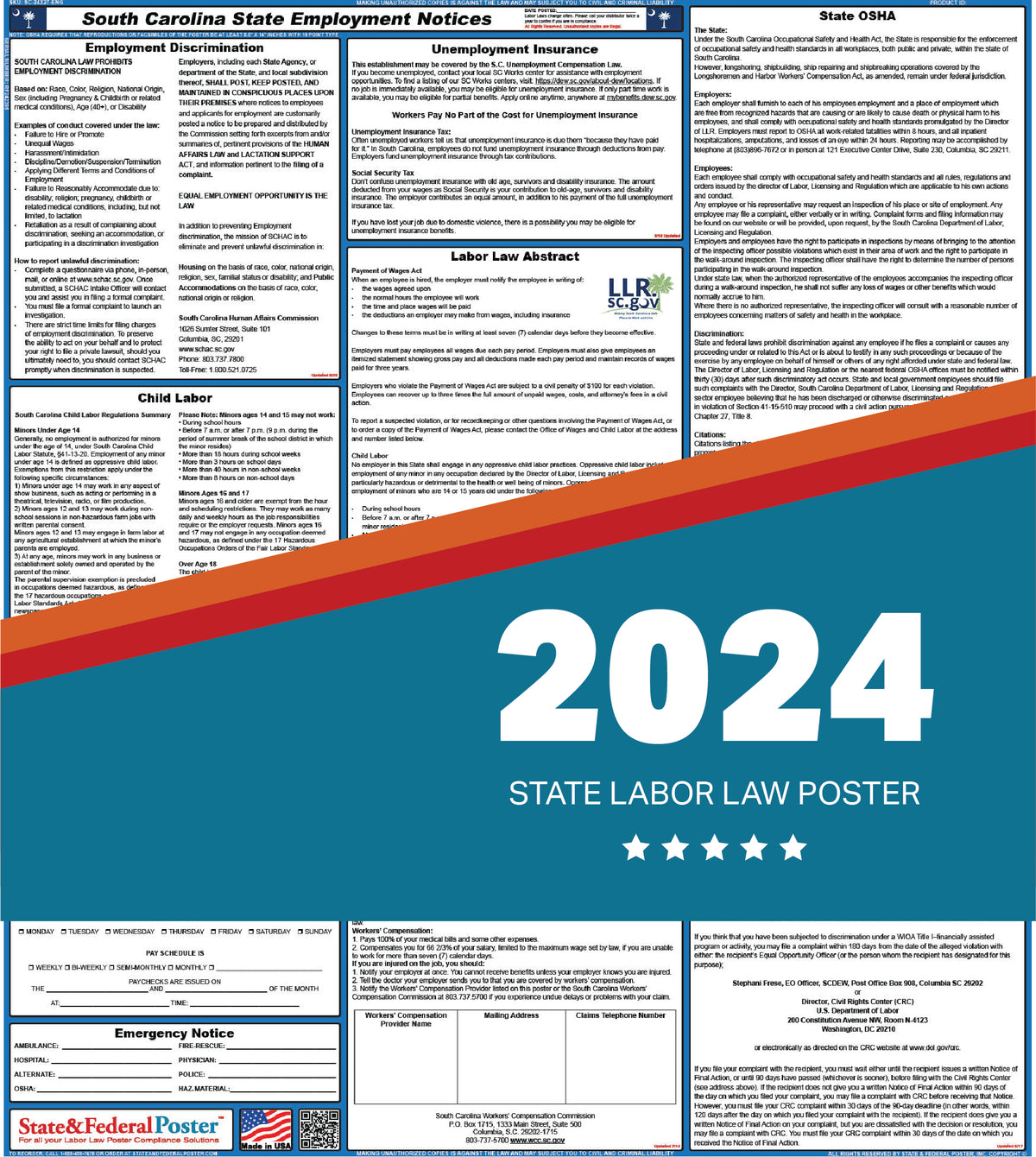 South Carolina State Labor Law Poster 2024 State And Federal Poster   SC D9baf5d8 Ca53 4ec8 9c69 B0a5ee9b3dea 1200x1340 