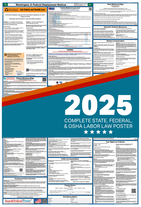 PREORDER - Washington Digital Labor Law Poster 2025