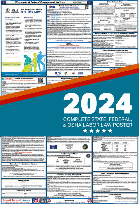 Wisconsin Digital Labor Law Poster 2024