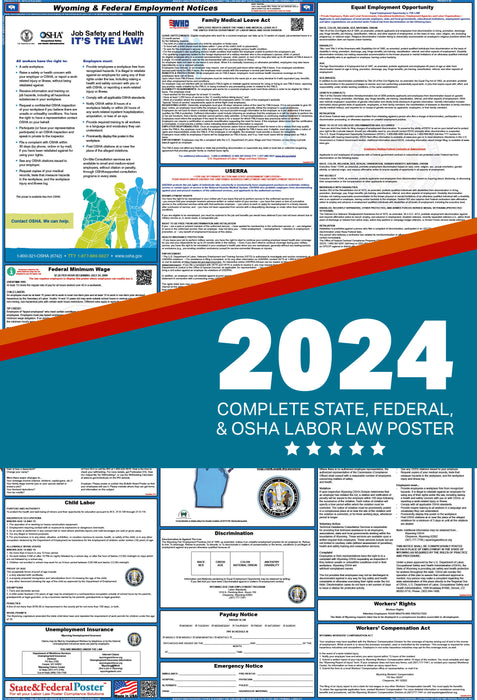 Wyoming Digital Labor Law Poster 2024