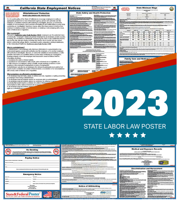 California State Labor Law Poster 2023