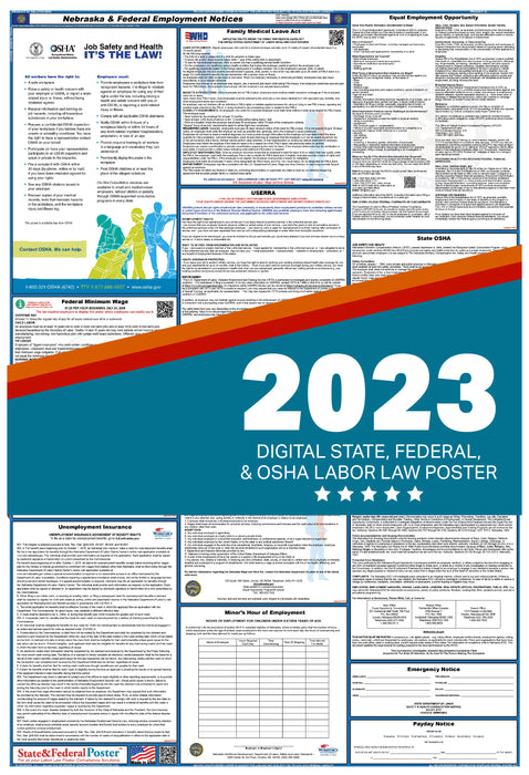 Nebraska Digital Labor Law Poster 2023