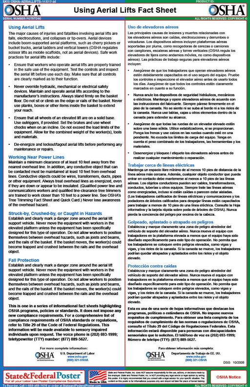 Osh Fun Fact OSHA Fact Sheets โ Page 6 โ State and Federal Poster