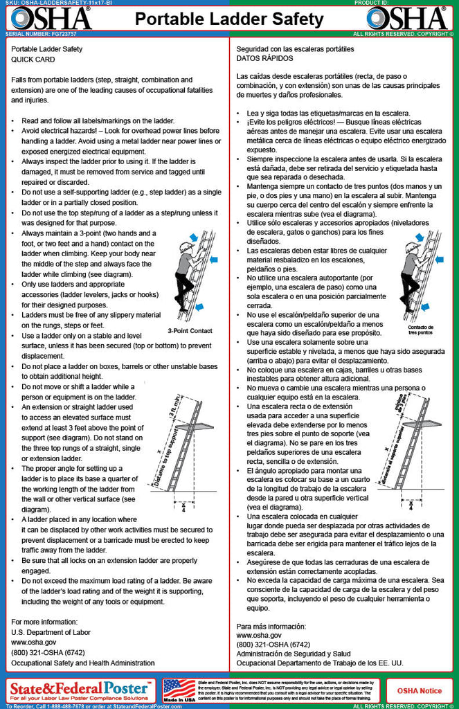 Ladder Training.pdf Step Ladder Safety Poster Stepladder Safety Poster Anything_Cartoon