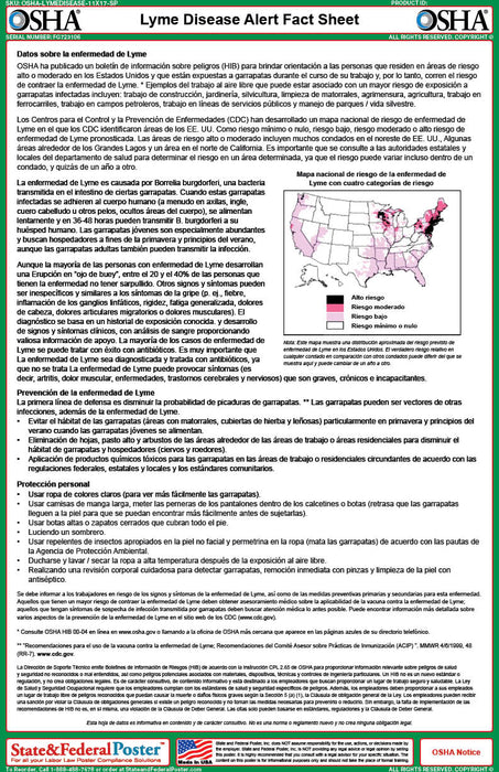 OSHA Lyme Disease Alert Fact Sheet