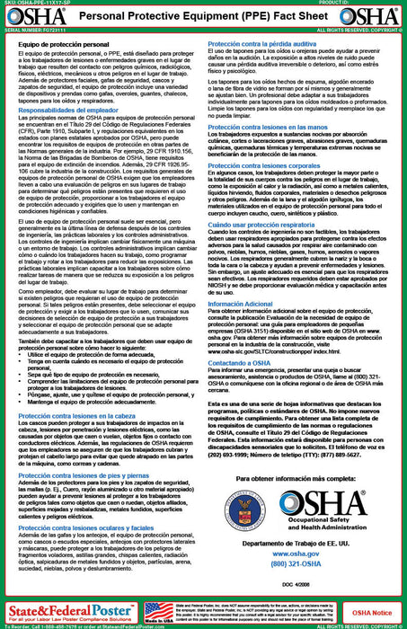 OSHA Personal Protective Equipment (PPE) Fact Sheet