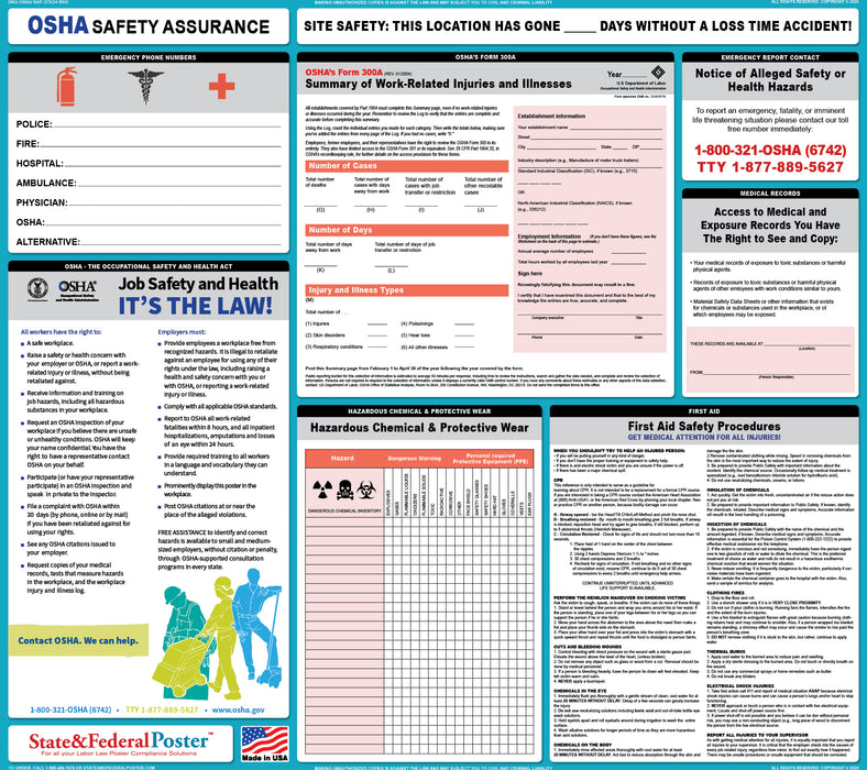 Printable Osha Standards