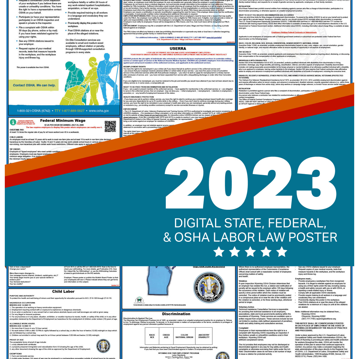 Wyoming Digital Labor Law Poster 2023